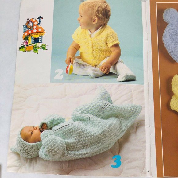 Fairy Tale Baby Book Susan Bates Knitting Pattern Book 17340 Babies to 3 Years - Picture 2 of 12